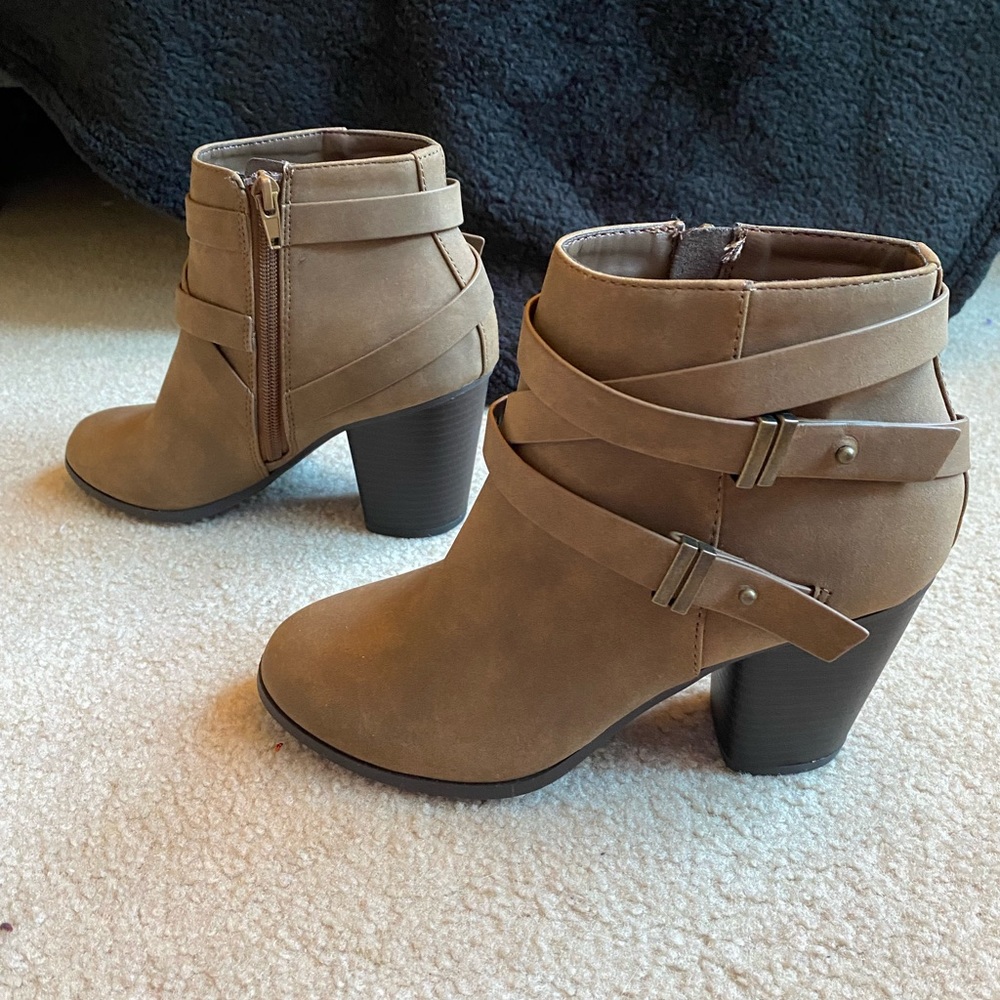 Nude booties